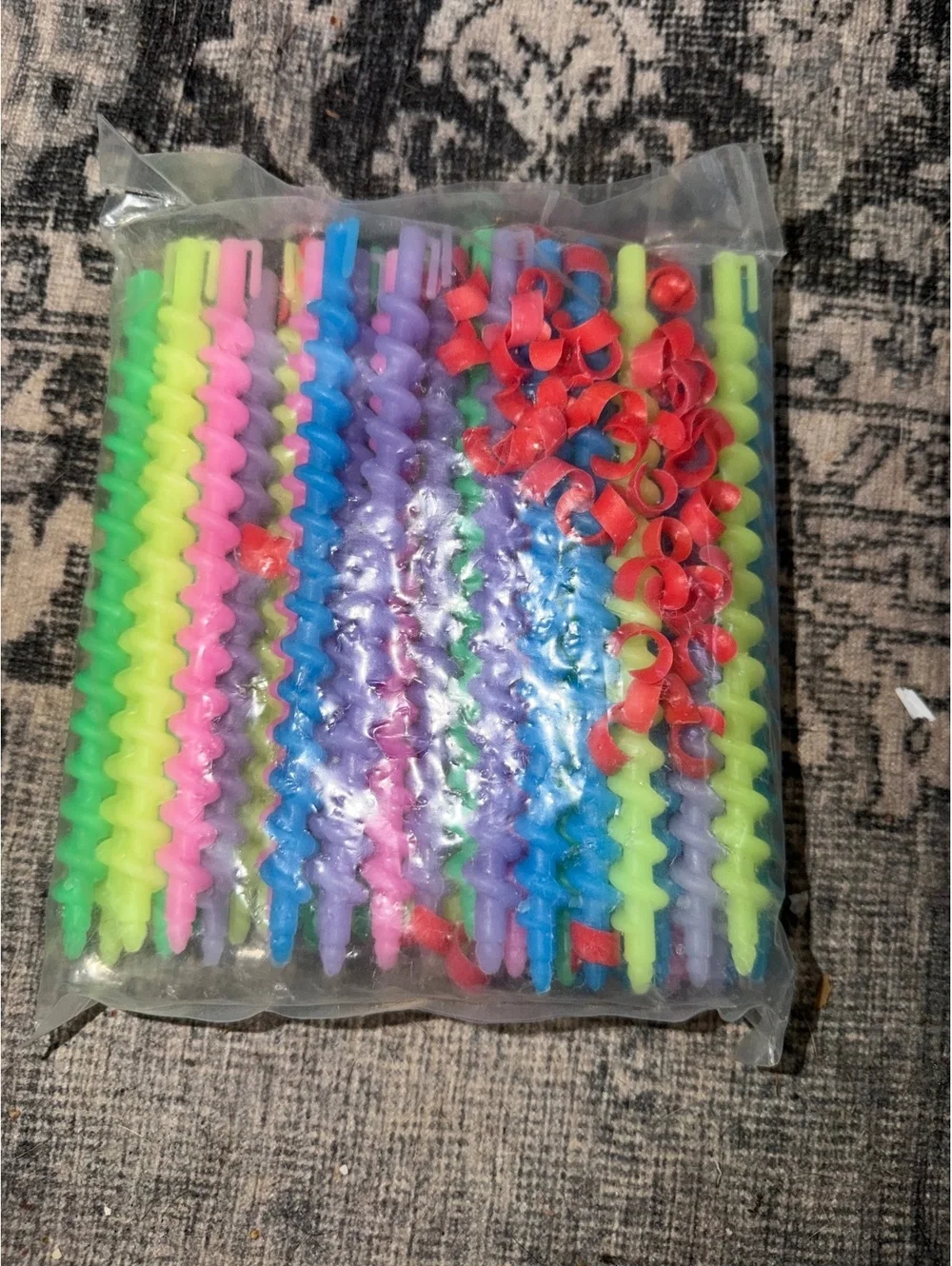 Colorful Spiral Hair Curlers Set - Fun and Easy Styling